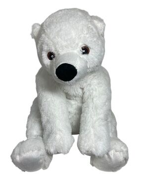 IKEA Snuttig Polar Bear 11.5” Stuffed Animal Plush White